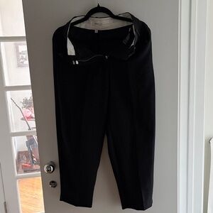 Aritzia Black Straight-Leg Ponte Pants